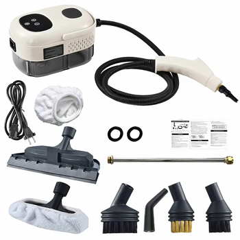 Пароочисник портативний ручний Steam Cleaner TC-SC-001 з 7 додатковими насадками 2500W White
