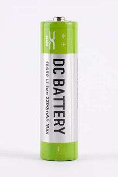 Аккумуляторные батарейки DC 18650 (2200 mAh) Зеленый-Серый