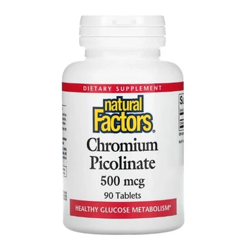Хром пиколинат Natural Factors Chromium Picolinate 500 мкг 90 таблеток