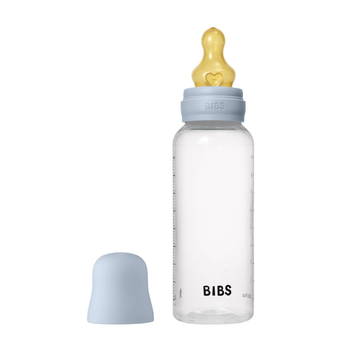 Детская бутылочка BIBS Baby Bottle Round Latex Medium Flow 270 мл, 2+m