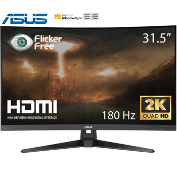 Монитор ASUS VG32WQ3B TUF Gaming изогнутый безрамочный Fast VA 2560x1440 QHD 31.5" / 4W