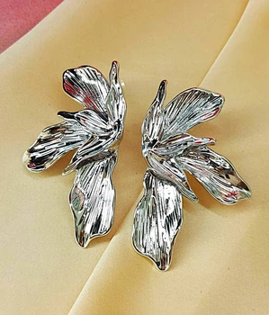 Жіночі сережки Квіточки jewelry Сріблясті