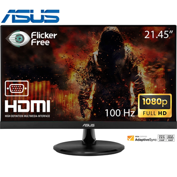 Монитор ASUS VP229HF безрамочный IPS 1920x1080 Full HD 21.5"