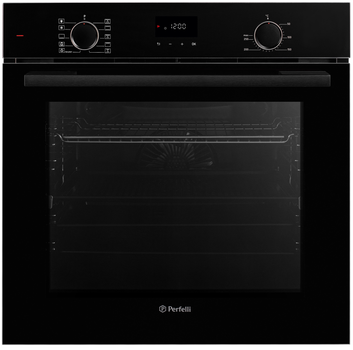 Духовий шкаф електричний Perfelli DIAMOND 6D10N NERO (73 л, 10 прогр., мех.-сенс.кер.) 261063