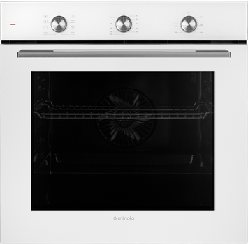 Духовий шафа електричний Minola EO 684 WH (68 л, 8 прогр., мех.кер.) 261055