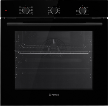 Духовий шафа електричний Perfelli PERLA 6M7 NERO (78 л, 6 прогр., мех.кер.) 267484