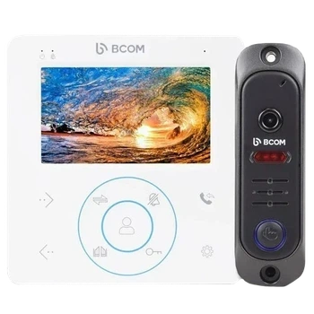 Комплект видеодомофона BCOM BD-480M White Kit
