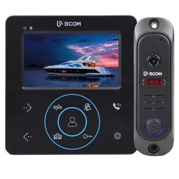 Комплект видеодомофона BCOM BD-480M Black Kit