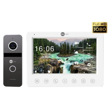 Комплект видеодомофона Neolight NeoKit FHD PRO Graphite (KAPPA + HD + SOLO FHD)