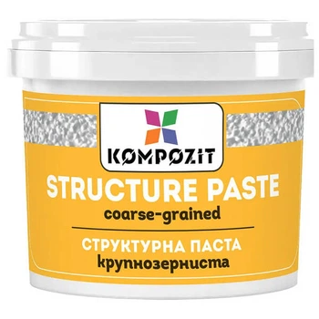 Паста структурна крупнозерниста ArtKompozit 0,3л білий (AKP183506)