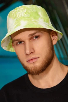 Панама Braxton "Тай-Дай" салатовый летний Для мужчин (1346)