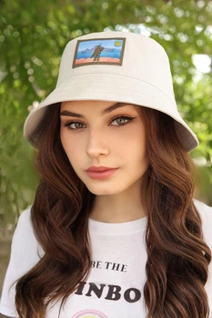Панама Braxton бежевый летний Для женщин (1431)