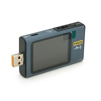 USB тестер Fnirsi FNB58 измерение напряжения 4-28V тока 0-7A