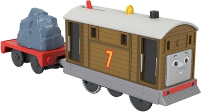 Моторизированный паровозик Тоби Томас и Друзья Thomas & Friends Motorized Toby Battery-Powered Engine Fisher-Price (HTN30)