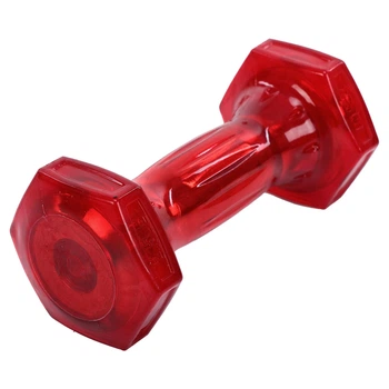 Гантель для фитнеса с TPU покрытием Zelart Jelly Urethane Coated Dumbbells TA-2946-2_5LB Красный