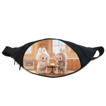 Сумка бананка Лабубу (GB- Labubu 01) Gear Bag чорна