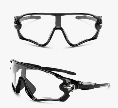 Очки велосипедные Robesbon Jawbreaker 9270 спортивные велоочки Clear