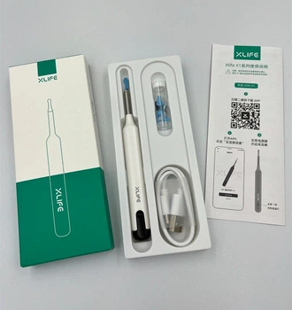 Отоскоп X Life 1 с Wi-Fi камерой для чистки ушей, носа, горла, 5 Вт, белый цвет, 60 г
