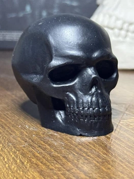 Статуетка Череп FullBlack ABC handmade