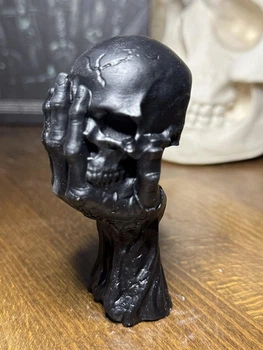 Статуетка Рука Череп FullBlack ABC handmade