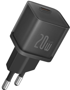 Ładowarka sieciowa Baseus GaN5S Fast Charger 1C 20W USB-C Black (P10162503113-00)
