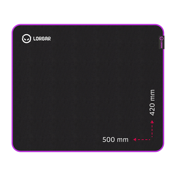 Коврик для мышки Lorgar Main 315 Black/Purple (LRG-GMP315)