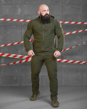 Тактический летний эластичный костюм водоотталкивающая пропитка Combat Force Olive XXXL