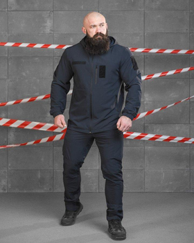 Тактический летний эластичный костюм водоотталкивающая пропитка Combat Force Blue XXXL