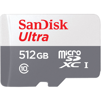 Карта памяти SanDisk microSDXC 512GB UHS-I Ultra V30 A2 (SDSQUNR-512G-GN3MN) [136565]