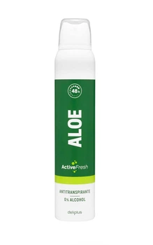 Дезодорант антиперспірант спрей з алое вера Deliplus Aloe з 0% спирту до 48 годин, 200 мл