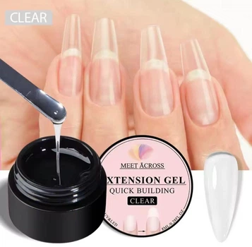 Гель для нарощування нігтів Meet Across 8мл EXTENSION GEL clear