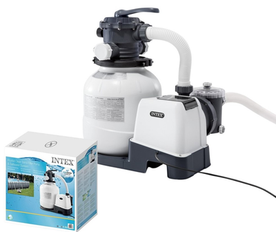 Pompa piaskowa filtrująca do basenów Intex 7900 l/h 26646 + 25 kg piasku (5903890606473) Pompa piaskowa filtrująca do basenów Intex 7900 l/h 26646 + 25 kg piasku (5903890606473)