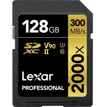 Карта пам'яті Lexar SDXC 128GB Professional 2000x UHS-II U3 ( 260/300 MB/s ) (LSD2000128G-BNNNG)