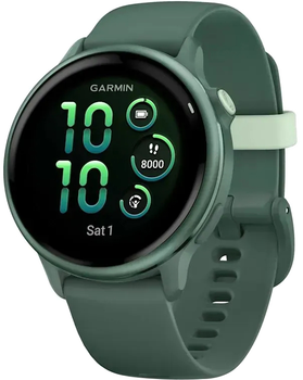 Спортивные часы Garmin Vivoactive 6 Jasper Green/J. Green Metallic (010-02985-02)