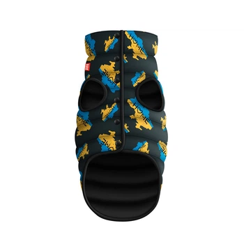 Курточка для собак WAUDOG Clothes рисунок "Дом", S35, В 47-50 см, С 30-33 см