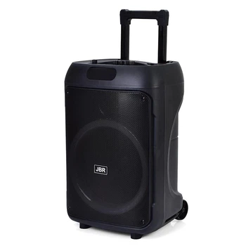 Колонка JBR-1205, MP3, Bluetooth, пульт дистанционного управления, 34 × 27 × 52 см, 12 дюймов, черная