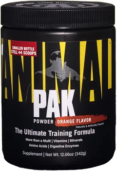 Вітаміни та мінерали Animal Nutrition від Universal ANIMAL PAK powder 342 г - апельсин (EU)