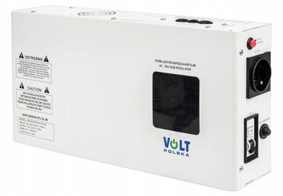 Стабилизатор сетевого напряжения Volt Polska AVR 5000VA 8% SLIM 5000 Вт 5АВРЗС5000