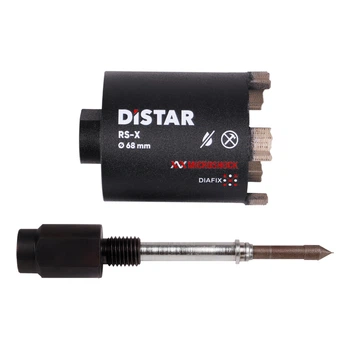 Сверло алмазное DISTAR коронка подрозетник 68x70-4 с адаптером&nbsp;М18, сегмент RS-X CENTRUM (11143158065)