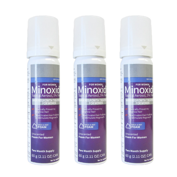 Пена миноксидила для роста волос Kirkland 5% Minoxidil для женщин 3 флакона