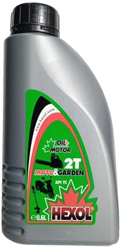 Моторное масло Hexol 2T Moto & Garden API TC 0.6 л (UL335PR)