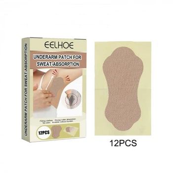 Пластир антиперспірант для пахв від поту та запаху Eelhoe Underarm Patch, 12 шт