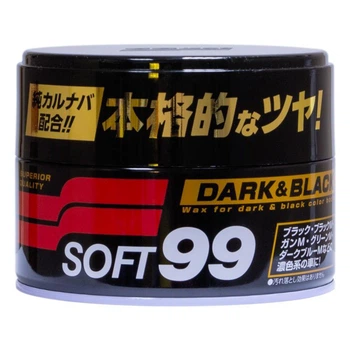 Воск защитный базовый для тёмных ЛКП Soft99 New Black & Dark Wax 300 г