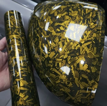 Плівка під кований ломаний карбон самоклеюча глянець 30Х150 см.