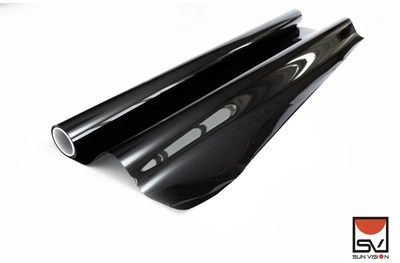 Тонувальна автомобільна плівка атермальна Sun Vision NSN0595 Super Dark Black 5% 100Х150 см
