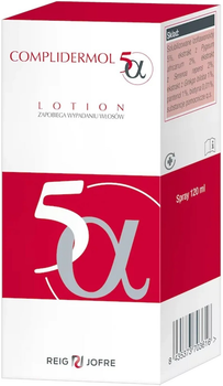 Lotion przeciw wypadaniu włosów Complidermol 5 Alpha Hair Loss 120 ml (8470001574183)