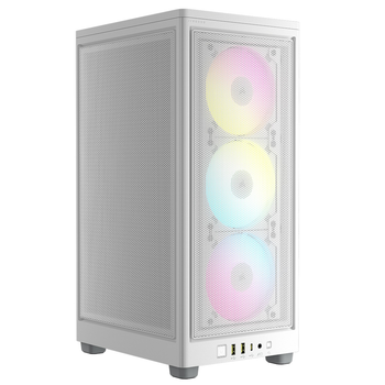 Корпус для ПК Corsair 2000D RGB Airflow Mini-Tower Mini-ITX без БП White (CC-9011247-WW)