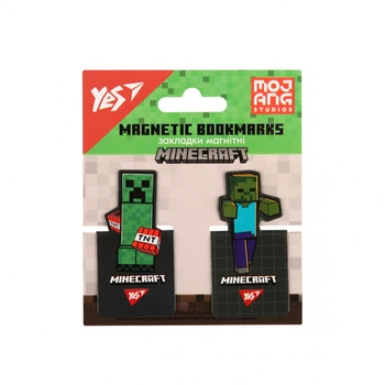 Закладки магнітні Yes Minecraft 2шт висікання (708397)