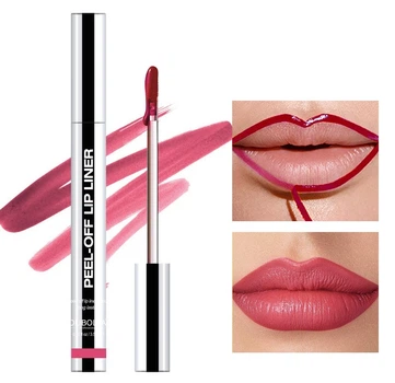 Помада подводка для губ, матовый пилинг-гель для губ Peel-Off Lip Liner 00 Red оттенок