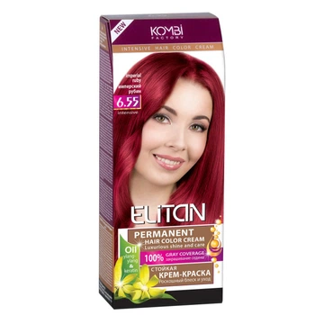 Крем-фарба для волосся Elitan intensive 6.55 Імперський рубін (4820000114110)